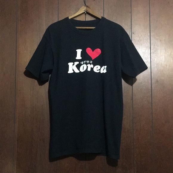 I Love Korea Heart Shirt 